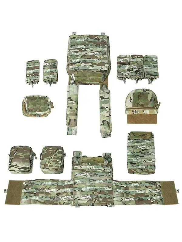 Lightweight Nylon MOLLE multi-functional expansion system breathable wear-resistant outdoor training uniform tactical vest vest