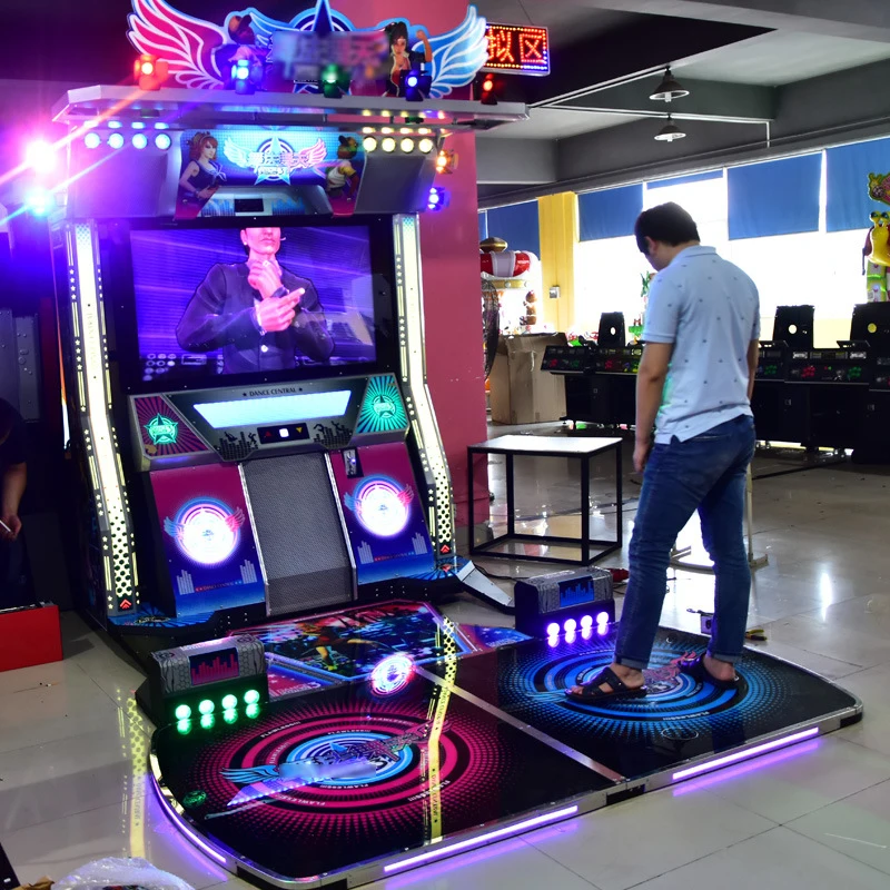 Hot Sale Coin Operated Amusement Dance Central 3 Generation Dancing Video Game Machine For Shopping Mall