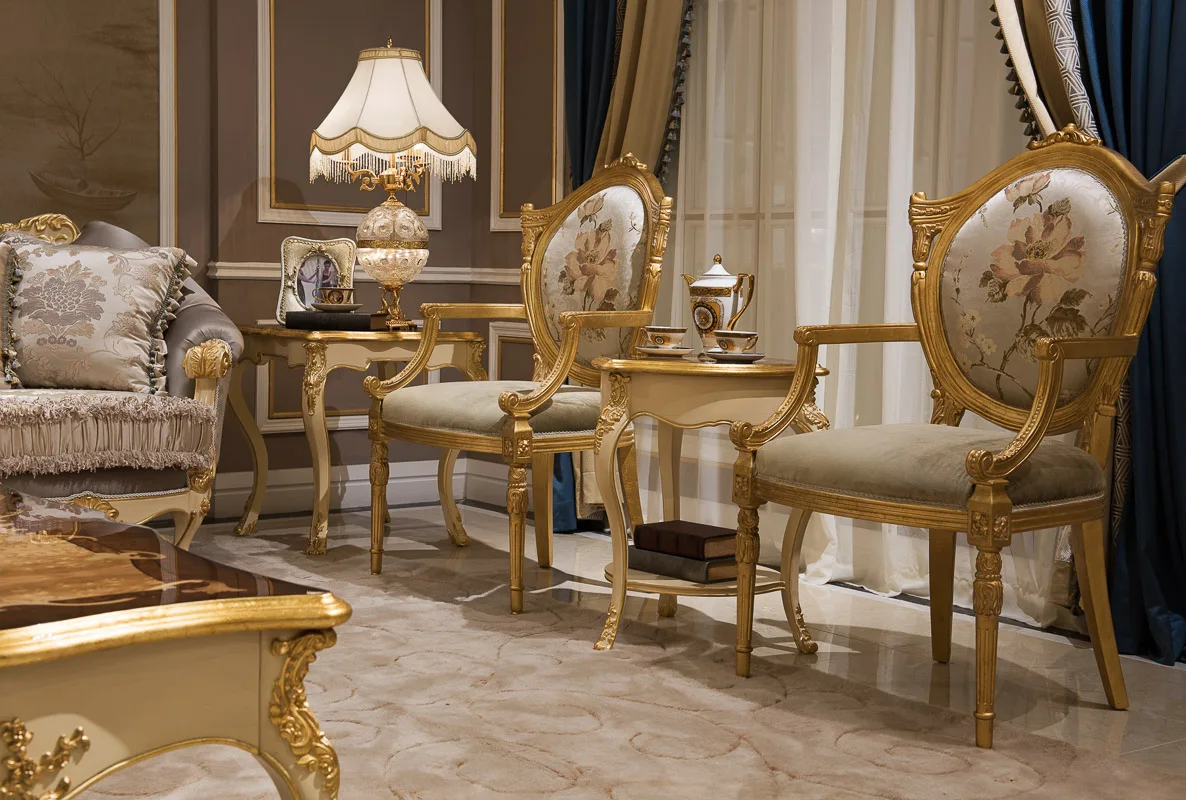 French Style Console Tables for Living Room Furniture with painting from Solid Wood Luxury Carving Handmade console cabinet