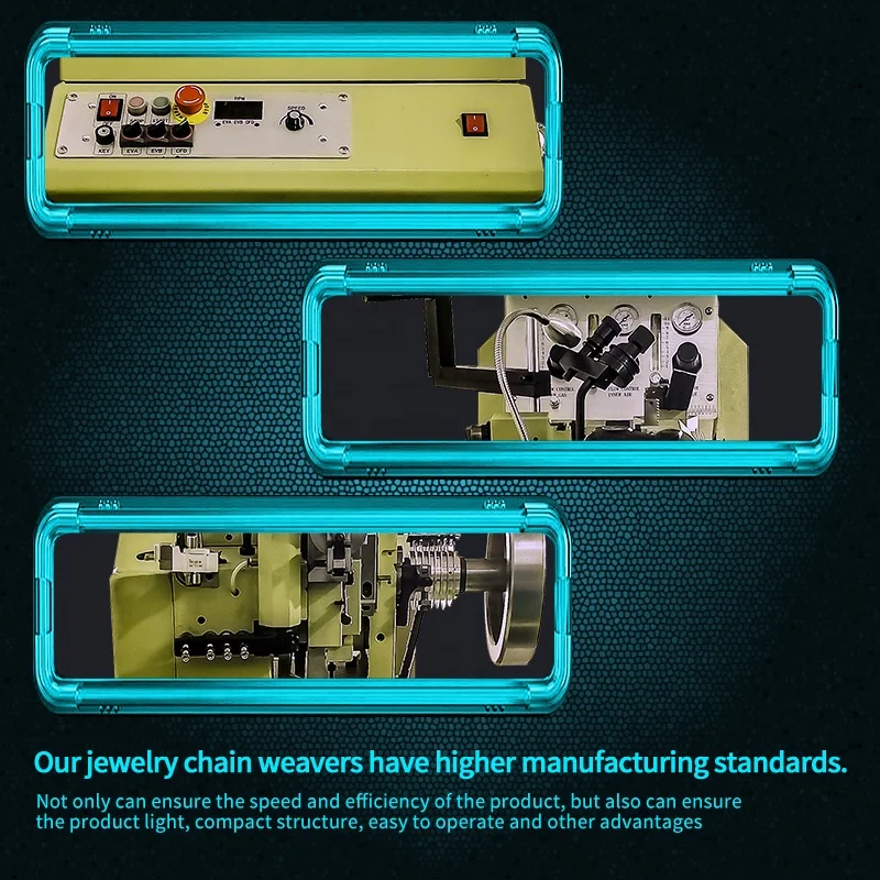 Gold, silver, copper, stainless steel and other metal chain making machine, automatic, easy to operate