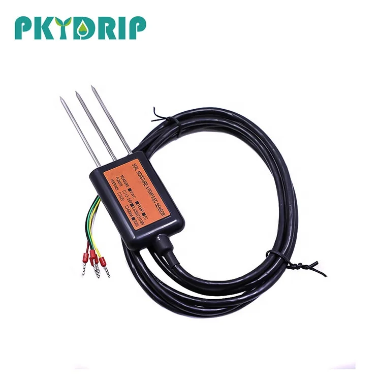 Smart farm agricultural irrigation system soil temperature Moisture sensors to monitor soil control irrigation system