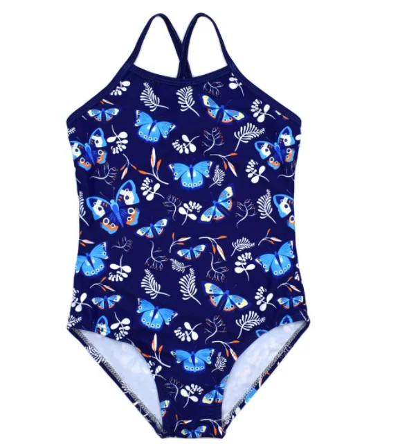 2022 kids swimwear kids bikini for little girls milk silk customized sequin swimsuit kids