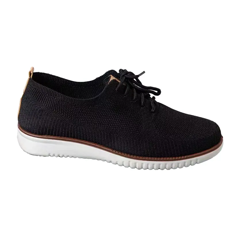 Hot popular Mesh upper lace-up men casual shoes with PVC injection outsole hot selling products 2024