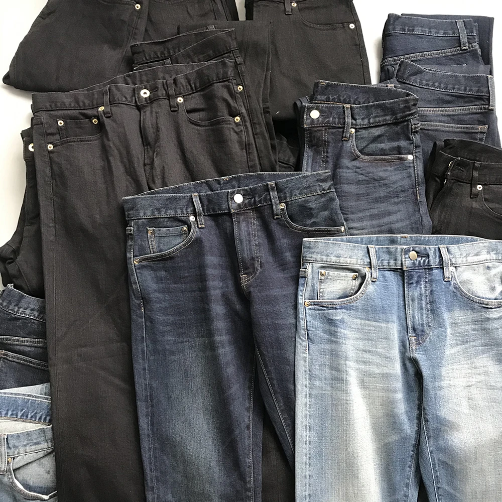 GZY guangzhou cotton jeans stock mens oem jeans