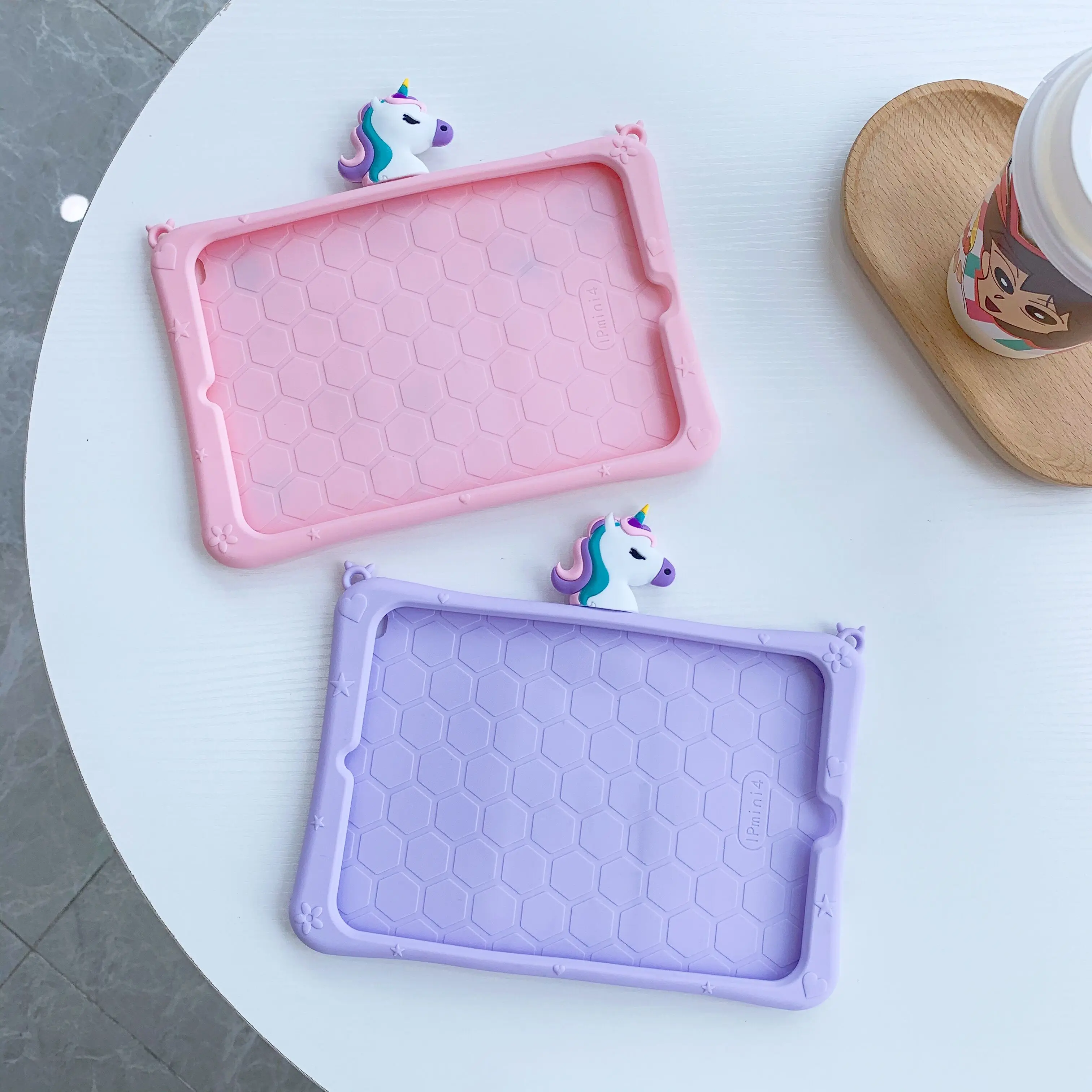 
Hot Selling Case for Kids 9.7 inch Case Cute Cartoon Case Shockproof Silicone Protective Cover with Self Stand 