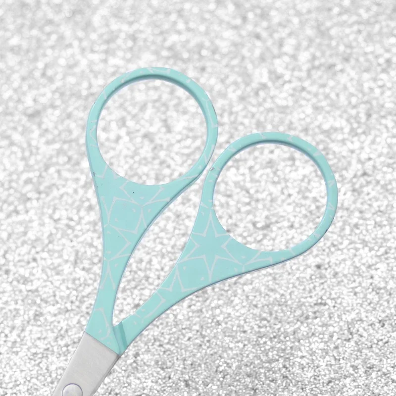 Wholesales Comfort Handle Stainless Steel Eyebrow Scissor Small Sharp Pointed Tip Grooming Scissors Nail Scissor