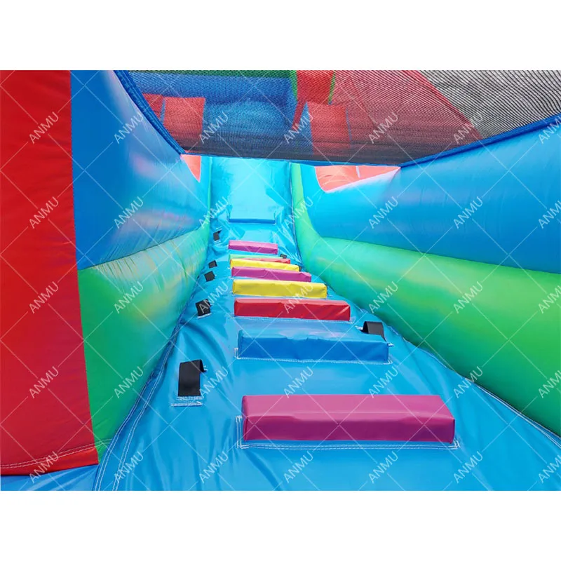 Manufacturer Inflatable Slider Custom Color Durable Inflatable Water Slide with Pool