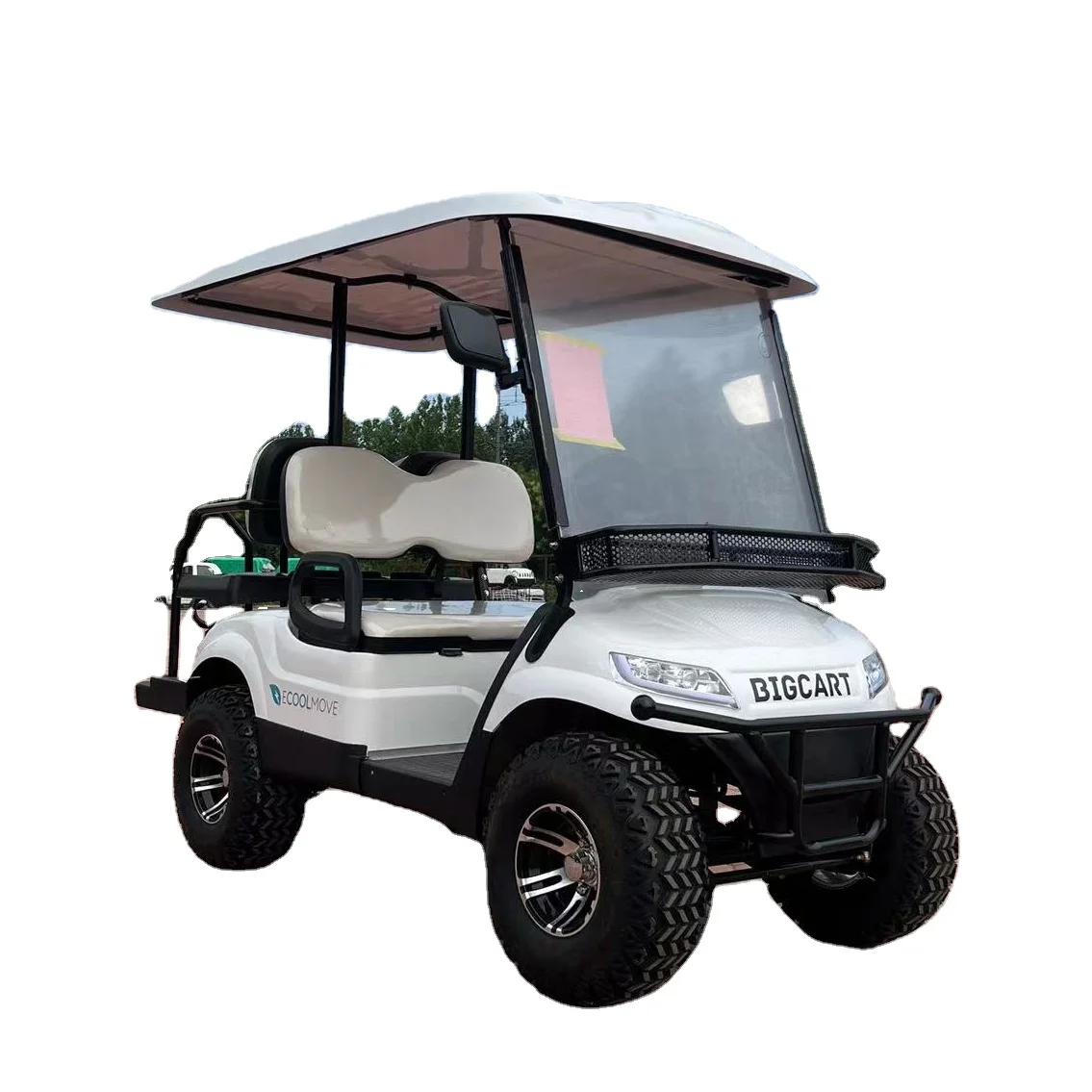 Sharefer Affordable 2 4 6 seater Chinese 2+2 seaters electric golf cart car for sale 72V lithium powered