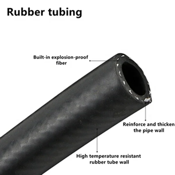Rubber hose automobile gasoline pipe high temperature and high pressure diesel fuel pipe 4 5 6 8 10mm oil pipeline rubber pipe
