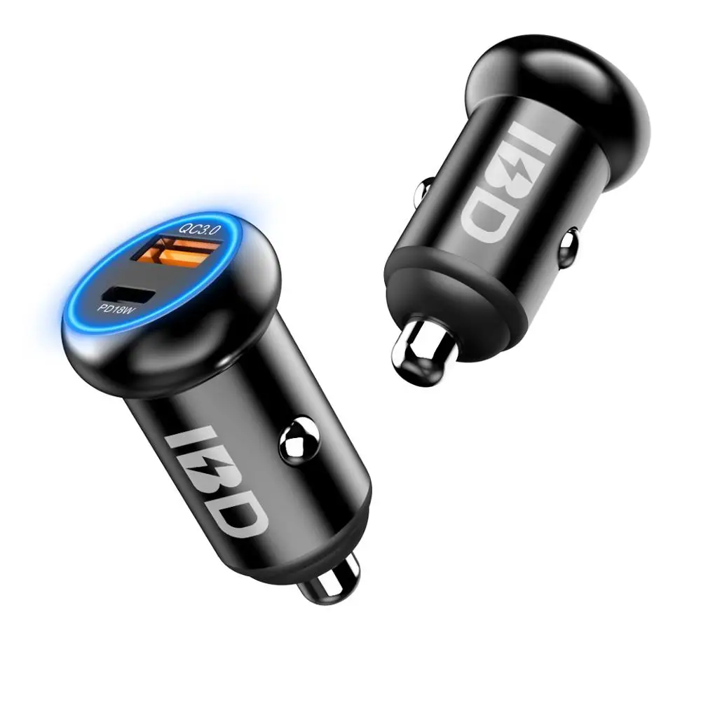  Зарядное устройство Usb Dc для мобильного телефона белое автомобильное зарядное Qc 3 0 12 В 24 с двумя Usb-портами 36 Вт