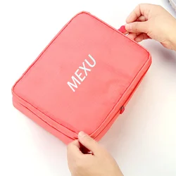 High Quality Multifunction Big Capacity Travel Organizer Make Up Cosmetic Bag With Zipper