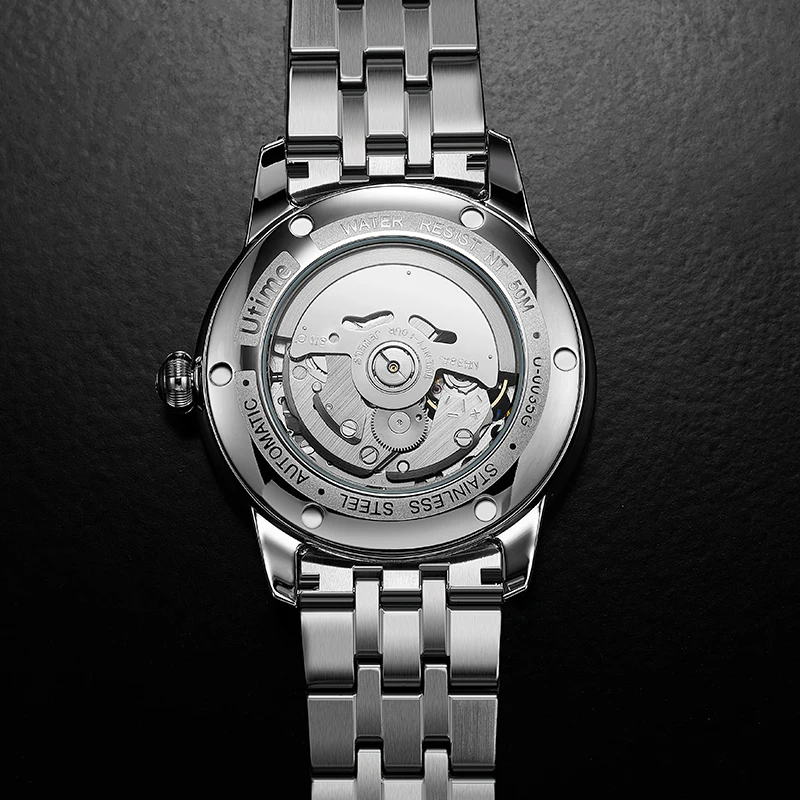 UTIME Factory supply Customize Luxury Mechanical Wristwatches Men Watches High quality Stainless Japan movement Automatic U0035G