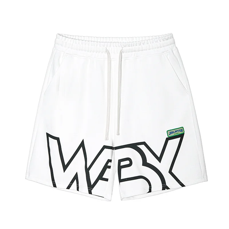 Sports short for men summer cotton outdoor breathable Embroidery short