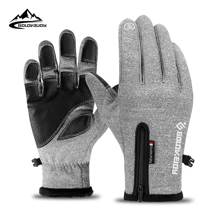 GOLOVEJOY DB03 New Fashion Winter Fleece Cycling Touch Screen Gloves Waterproof Windproof Skiing Mountaineering Outdoor Gloves