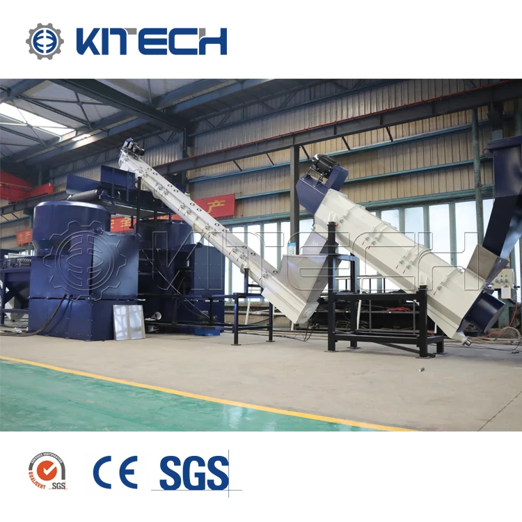 High Capacity PE Film Soft Plastic Recycling Washing Line Plastic Wash And Drying Machine