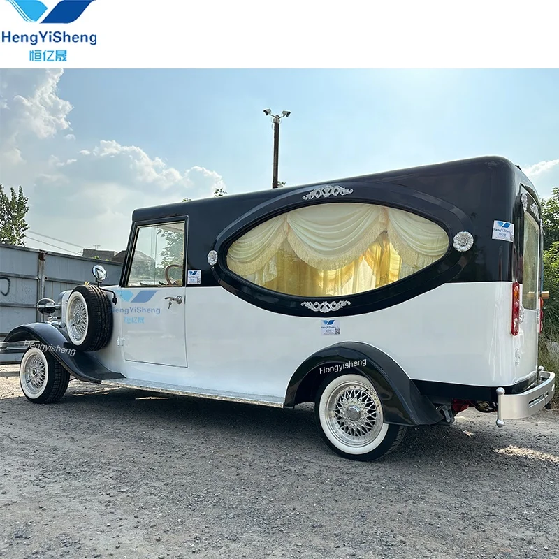 Funeral Vendors Vintage Car Hearses for Sale/New Electric Drivable Hearses/Customized Bahamian Electric Horse Hearses