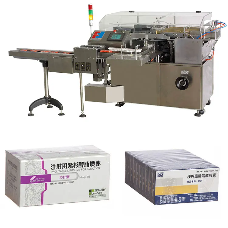 Manual Carton Cellophane Packaging Machine Wrapping Flow Wrappers Automatic Film Shrink Wrapping Machinery