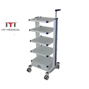 MT MEDICAL Medical Trolley Full Metal Hard Tube Endoscope Multi-Function Workstation Mobile Wholesale