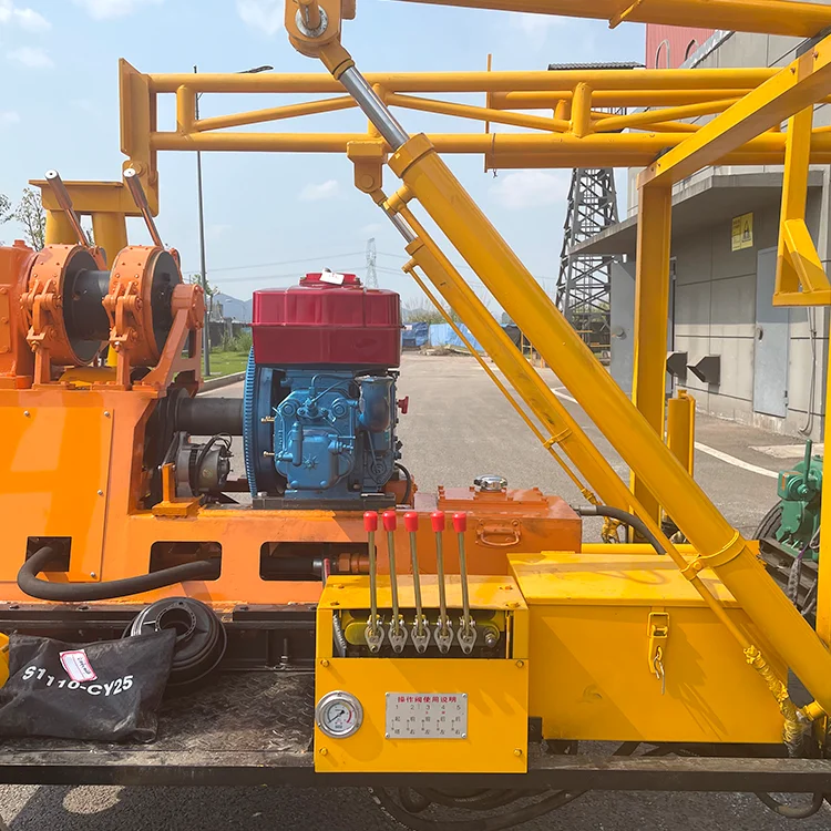 Borehole Drilling Crawler Full Hydraulic Core Sample Drilling Rig