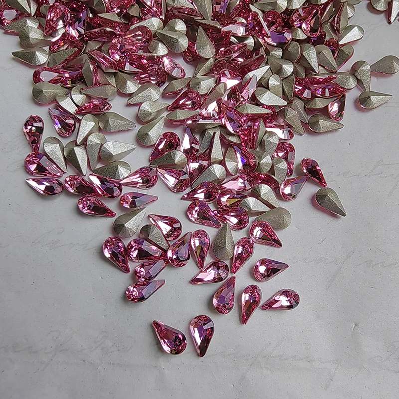 Swarovan Genuine 4328 Drop-Shaped Pear-Shaped Nail Drill Special-Shaped Clothing Jewelry Decoration