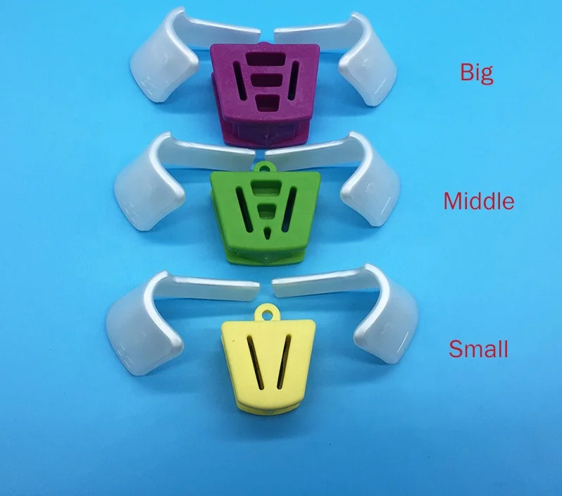 3Pcs/Set Dental Silicone Autoclavable Occlusal Pad Bite Block  Rubber Opener Retractor Orthodontic Mouth Opener Impression Kit