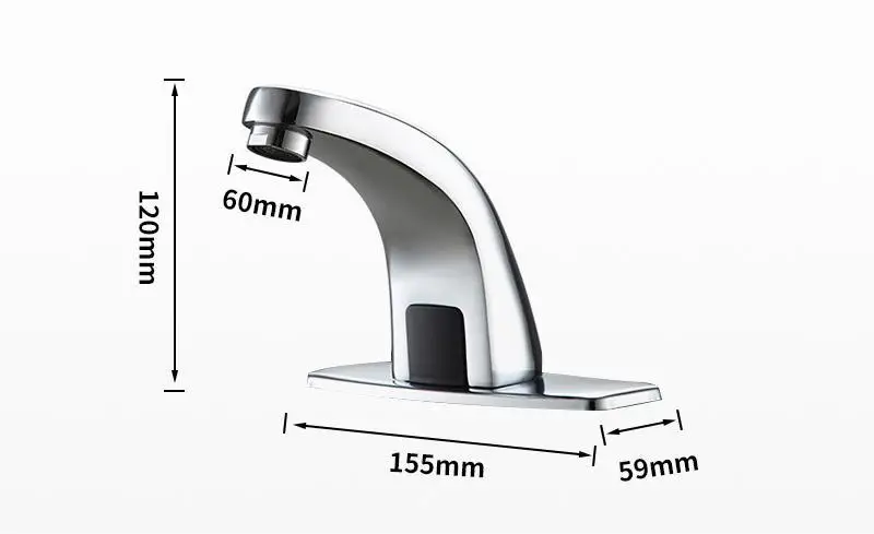 Water Saving Automatico Grifo Bathroom Basin Faucet Automatic Taps Cold Water Electronic Infrared Sensor Tap