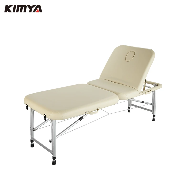 Cheap price camilla masaje portable lightweight foldable metal acupuncture spa table massage bed