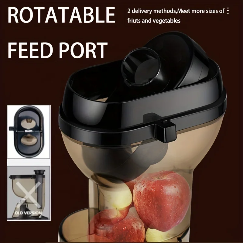 Heavy Duty Slow Juicer Extractor Machine Juice Masticating Vertical Commercial Juicers Fruit Extractors Easy Wash