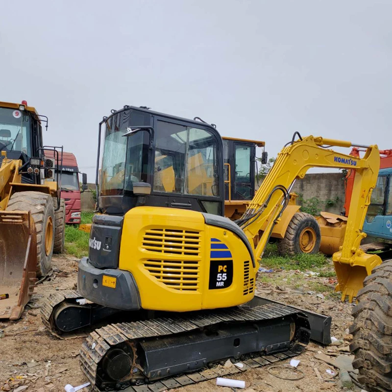 Second hand Cheap price mini used Komatsu 5.5ton  excavator for farm garden works