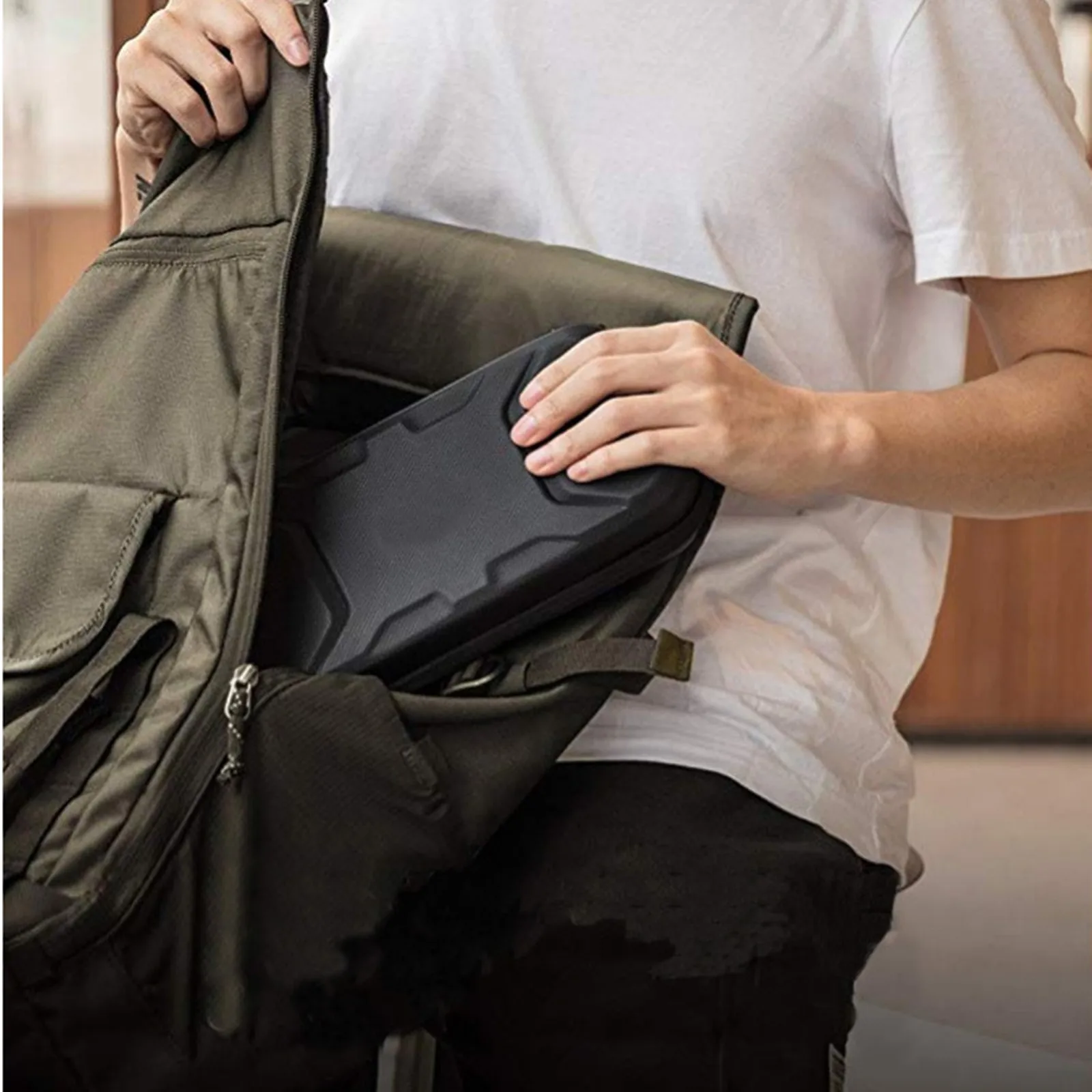 Video Game Player Storage Case for Nintendo Switch Waterproof EVA Carrying Case for Game Console