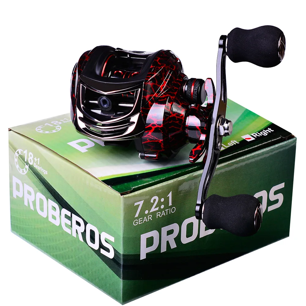 So-Easy 7.1:1  Bearings Waterproof Left / Right Hand Baitcasting High Speed Fly Fishing Reel with Magnetic Brake System