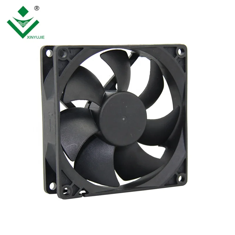 XYJ12B9225H 80000 hours warranty cooling fans 12 volt industrial machine cooler fan 9225 oil bearing dc fan with grill