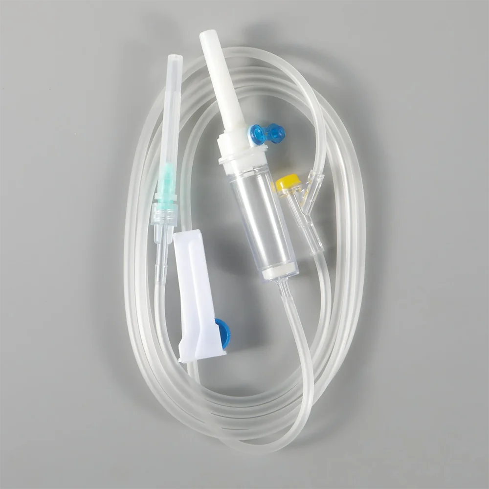 China Professional Customized Iv Infusion Set 60 Drops/1ml Infus Set Best Price With Chamber 150 With Needle