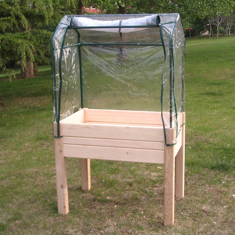 
Rustic Cedar Wood Raised Garden Beds Unfinished 