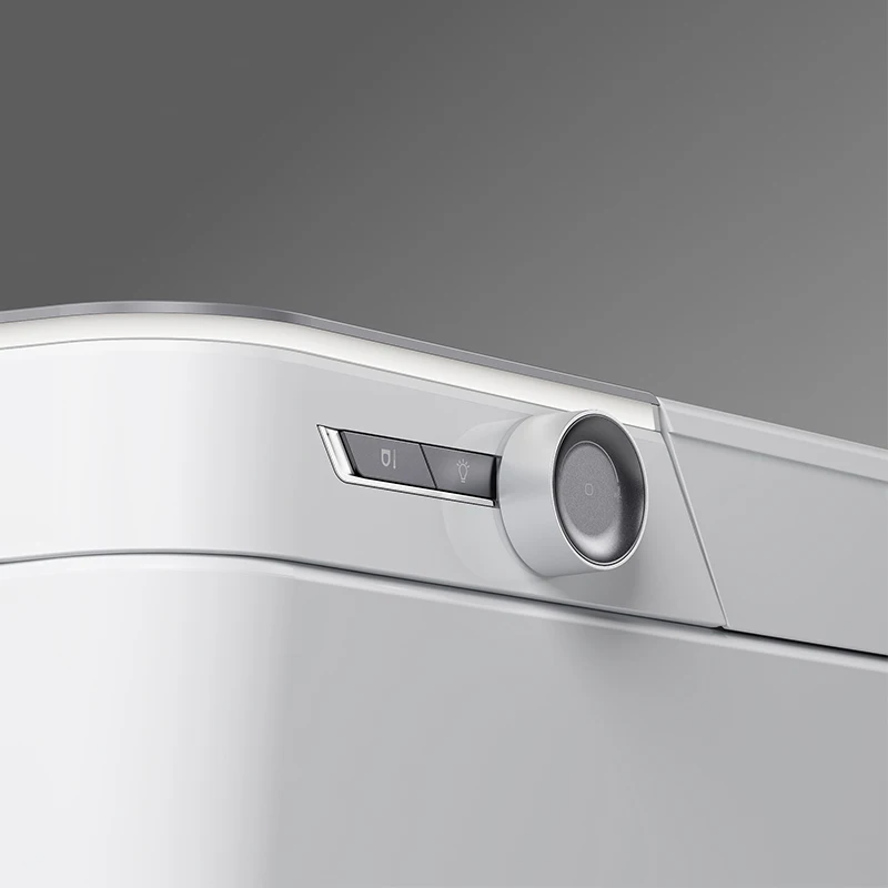 Bathroom Remote Control One Piece Seating Sensor Foot Induction Flush Dual User Defined Smart Toilet