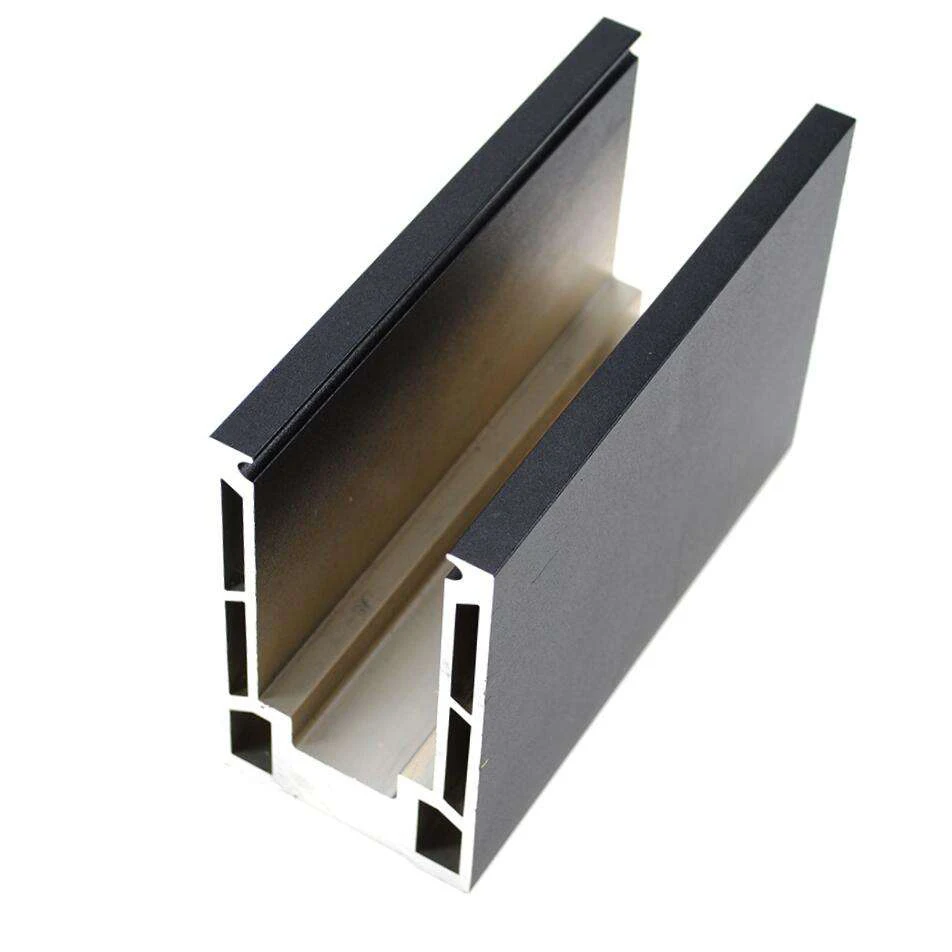 Luxury designer aluminum scrap balcony frame open and close for bathroom aluminium profile corner joint