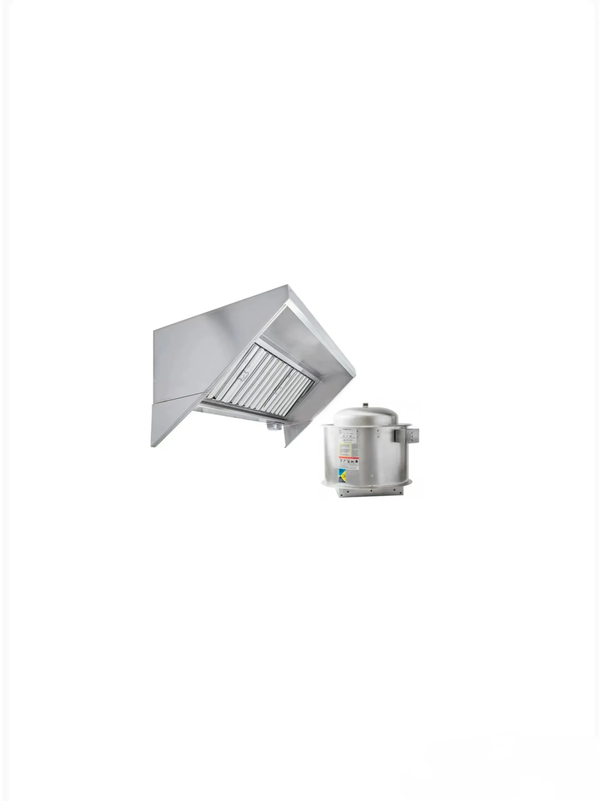 Stainless steel Chinese Style Knockdown commercial kitchen equipment exhaust range hood restaurant extraction hood
