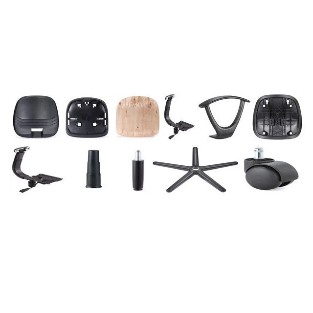 Componentes de la silla Office chair without foam and fabric/PU/mesh/Leather chair parts