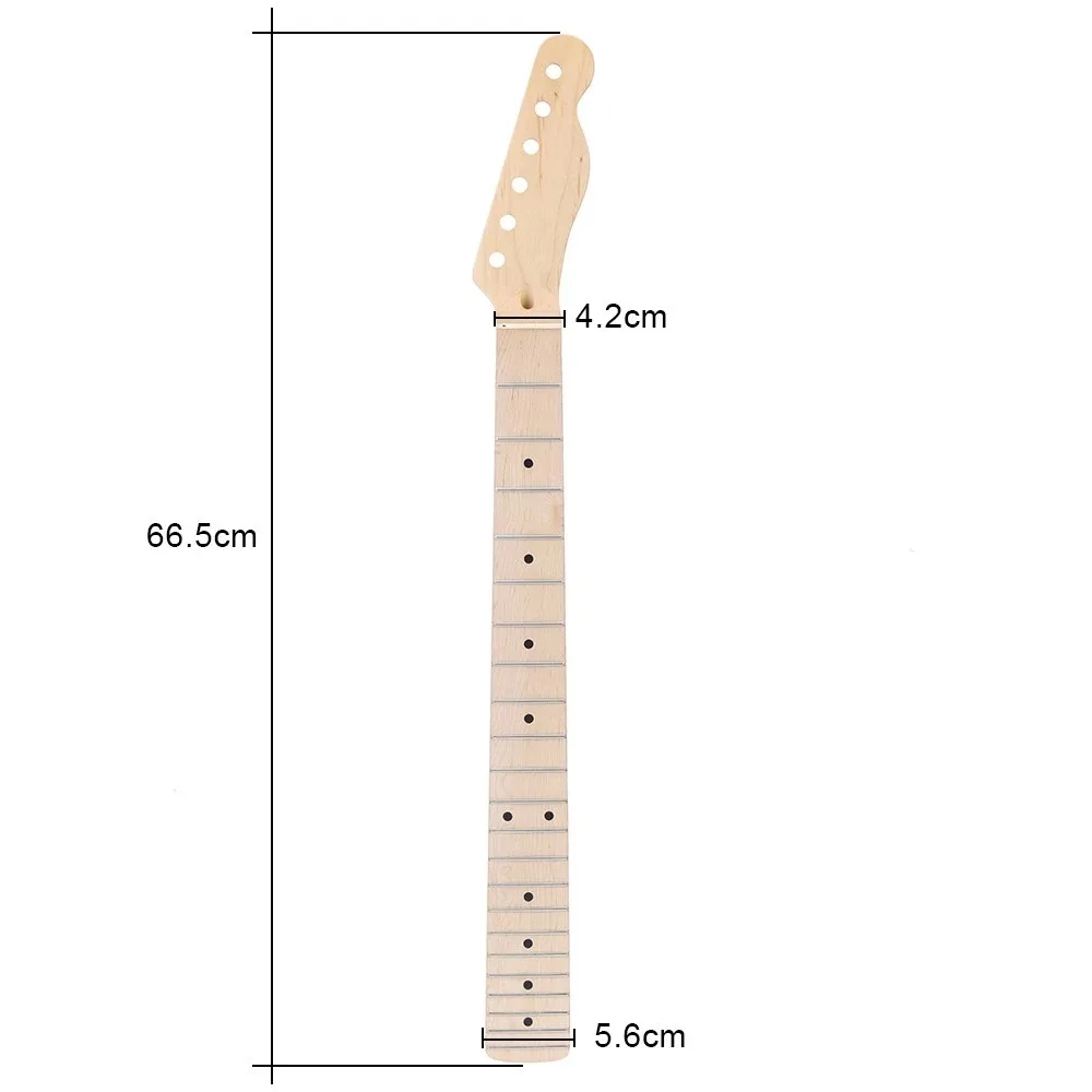 22 лада электрогитара клен шея и гриф точка инкрустация для Fender Telecaster