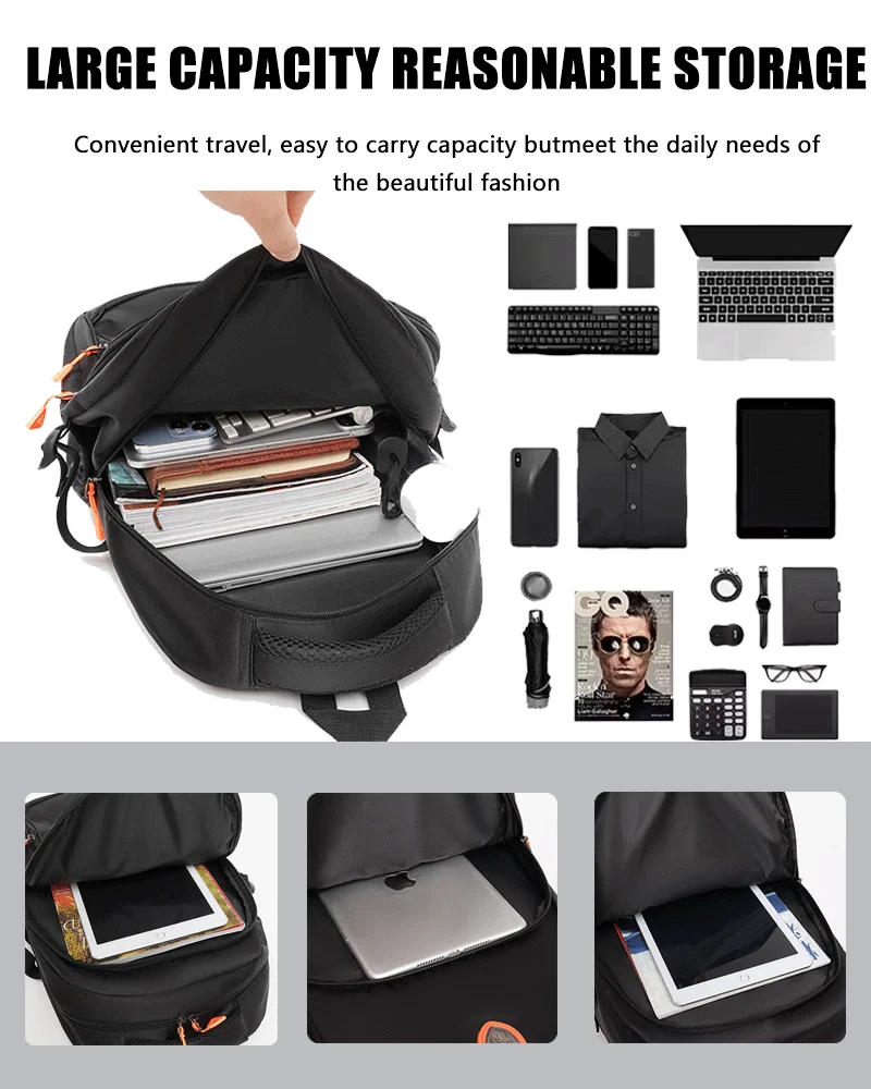 manufacturer wholesale customized large capacity laptop backpack bag waterproof polyester backpack high quality school bag