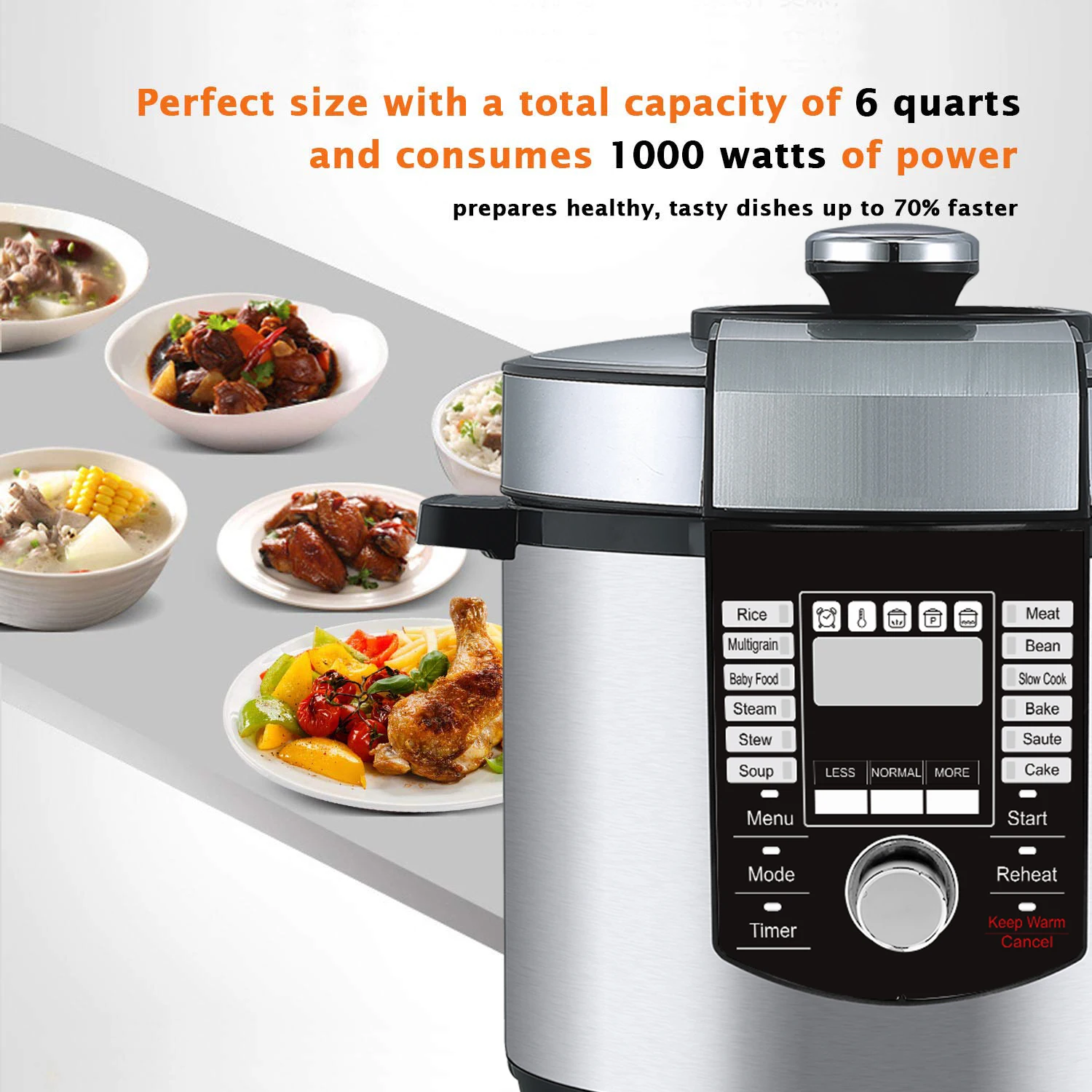 Электрическая скороварка 14 в 1 6 л новый кодировщик программируемая Мультиварка