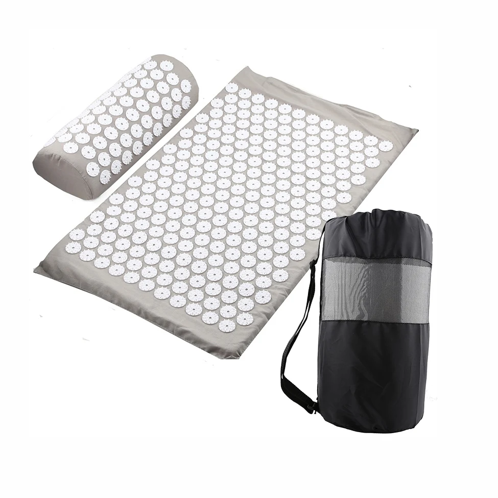 Cyber Acupuncture Foot Massager Mat acupressure Mat And Pillow Muscle Relaxation Pillow Set