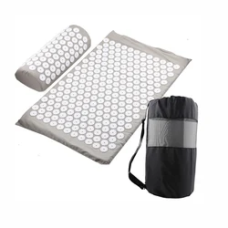 Cyber Acupuncture Foot Massager Mat acupressure Mat And Pillow Muscle Relaxation Pillow Set
