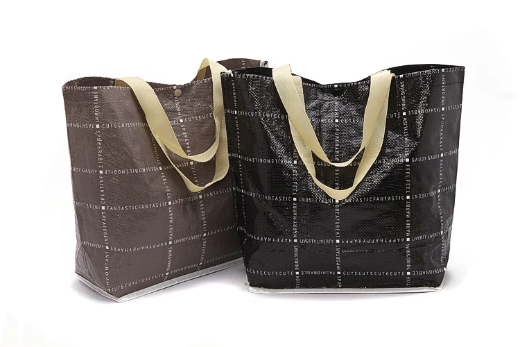 HOT Sale Eco-friendly recycled PP woven bag Custom logo printing PP woven bag with lamination