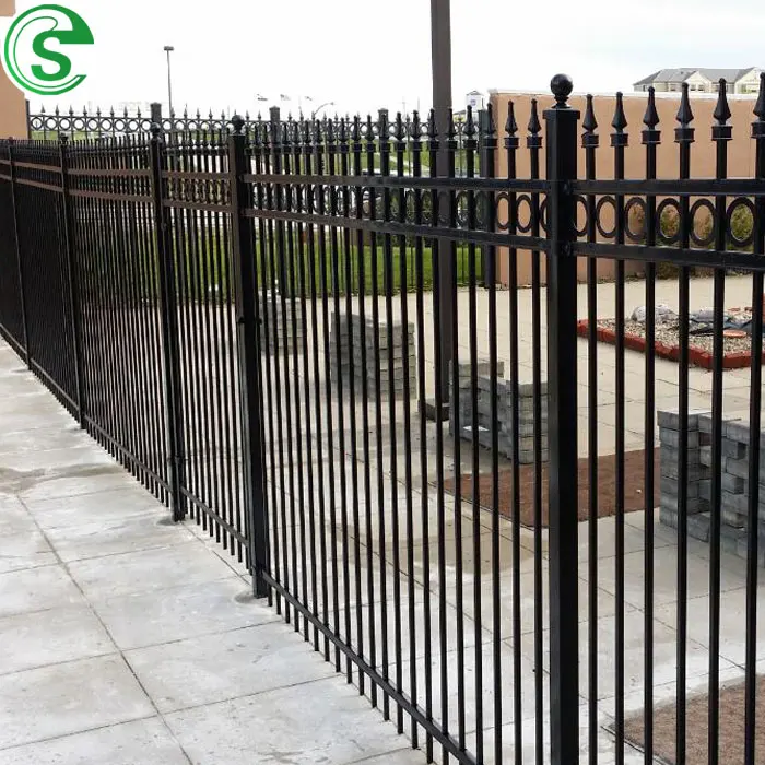 new arrival customized tubular fencing panels galvanized security steel fence