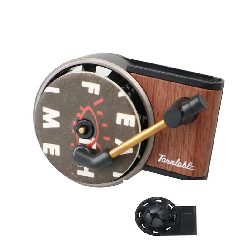 Phonograph Car Fragrance Turntable Car Air Freshener with 3pcs Replace Aromatherapy Tablets