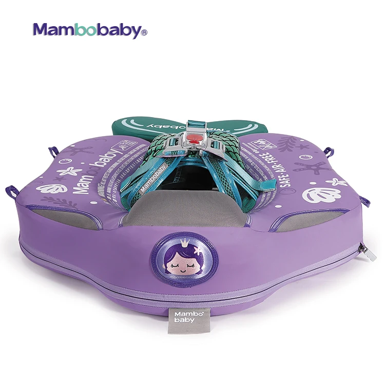 Wholesale Mambobaby Mermaid Summer Water Bathtub Swimming Pool Non Inflatable Chest Float For Baby Kids With Seat