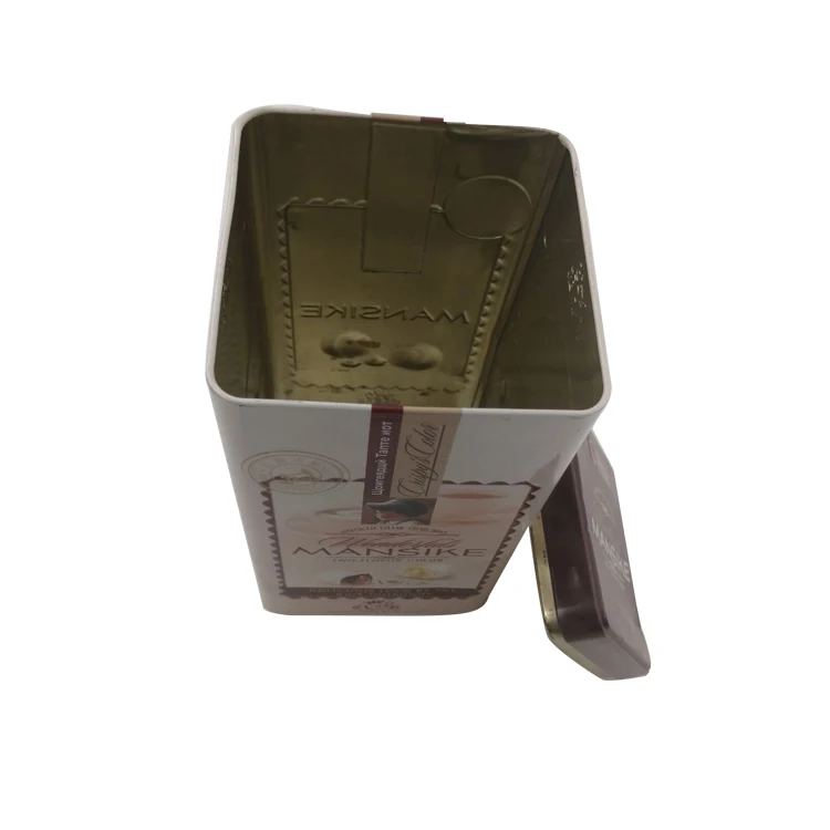 High Quality square Chocolate tin cans