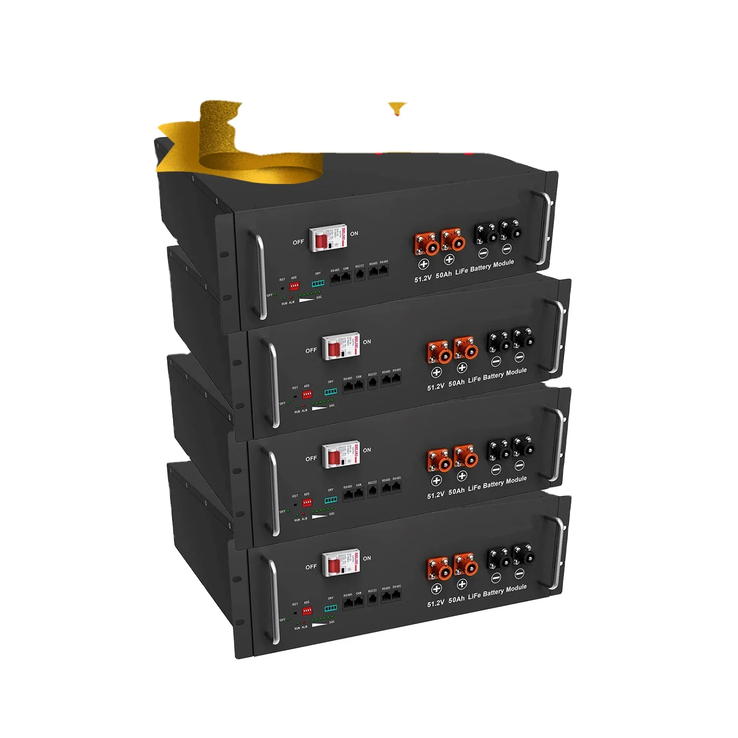 Rack LiFePO4 Battery Rack Power 12V 24V 48V 100ah 200ah 400ah Lithium Ion Battery 5kwh 10kwh 20kw Battery Pack Lipo L