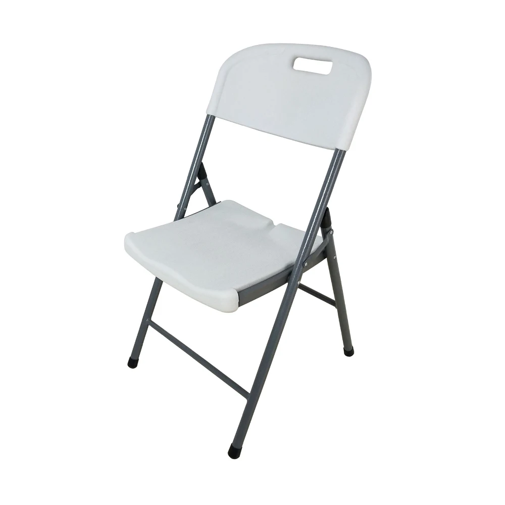 Hotsale High Quality Durable HDPE Material White Folding Chairs for Living Dining Room